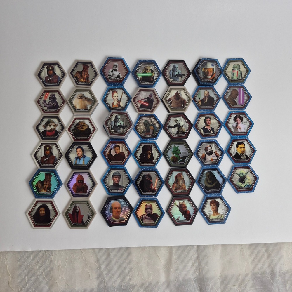 54pc Star Wars Topps Cosmic Shells Lot 1st Edition Darth Vader Yoda Boba Fett